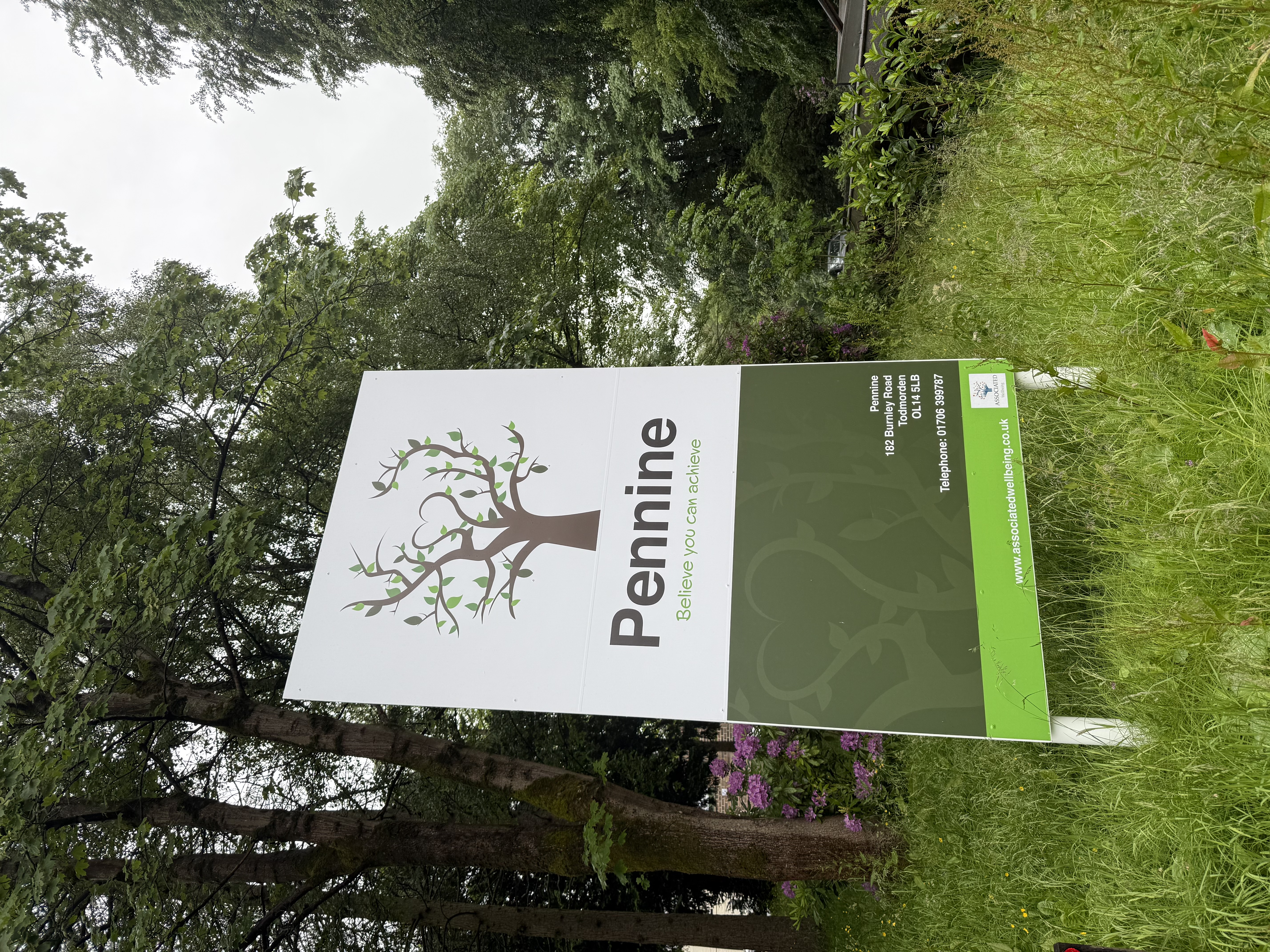 Pennine School sign